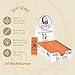 Zig-Zag Rolling Papers - 1 1/4 French Orange Rolling Papers - Natural Gum Arabic - 78 MM - 24 Booklets with 32 Papers per Booklet
