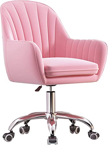 Chaise de bureau pivotante en velours pour espace de travail