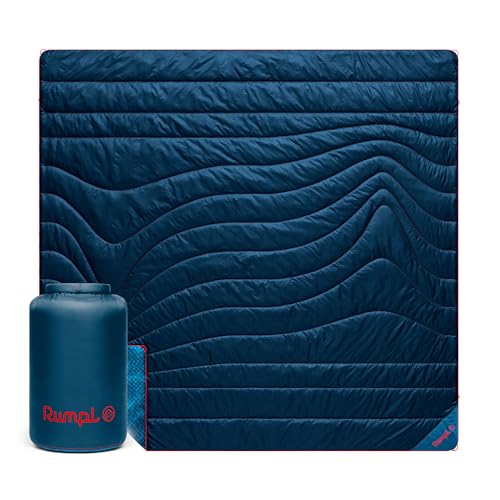 Rumpl Fleece Puffy Blanket with Fleece Liner and Weather Resistant