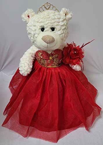 Kinnex Collections Since 1997 20" Quince Anos Quinceanera Last Doll Teddy Bear With Dress (Centerpiece) ~ B16631-14G #TOP1
