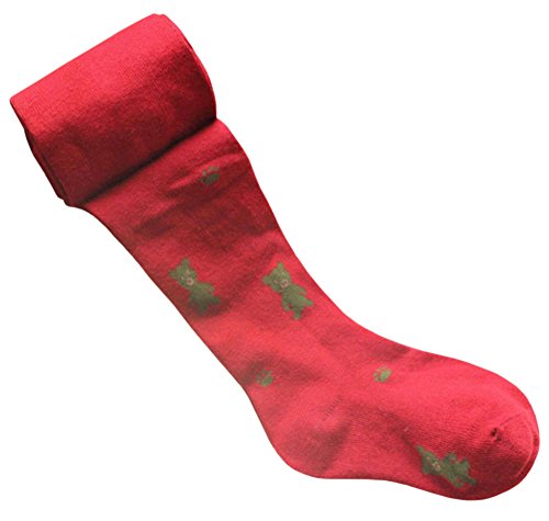 Little Girls' Cute Bear Prints Footed Dance Tights Cotton Stockings