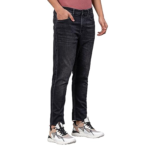 Image of Red Tape Knitted Jeans for Men | Grey | Comfortable & Breathable | Durable & Wrinkle Resistance | Relaxed Fit