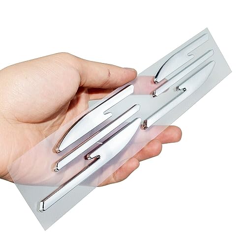 Image of 4Pc Impala SS Rear Quater Panel Emblems Plus Flying Impala Left and Right Emblem 3D Letter Badges Sticker Decal Replacement for 1994 1995 1996 10253595 CH-Flying Impala (Chrome)
