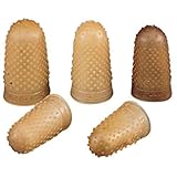 Swingline Rubber Finger Tips, Finger Cots, Large - Size 13, Amber, Finger Protector For Use with Swingline Staples & Swingline Staplers, Home Office Desktop Accessories, 12 Pack (54033)