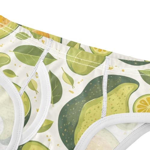 KLL Avocado Fruit Boys Toddler Comfort Briefs Cute Undies4