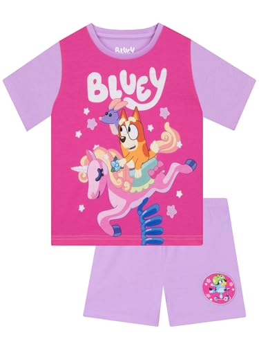 Bluey Pajamas, Bingo Short Sleeve Girls Pajamas, Summer Short Sleeve Pajama Set For Girls