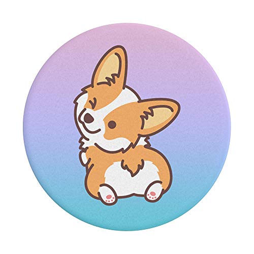 PopSockets Phone Grip with Expanding Kickstand, Adhesive Grip - Cheeky Corgi