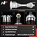 A-Premium Pair (2) Rear CV Axle Shaft Assembly Compatible with BMW 325i 2004-2005 2.5L, 325xi 2001-2005 2.5L, 330Ci/330i/330xi 2001-2005 3.0L, Driver and Passenger Side, Replace# 33217504521
