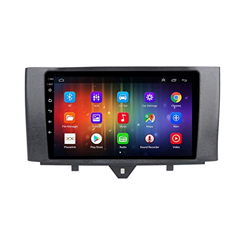 Android 8 Autoradio für Mercedes Benz Smart Fortwo 2011-2015 mit Navi, FM Mirrorlink Bluetooth WiFi USB SWC,4 cores,WiFi:1+16G