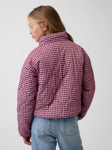 Image of GAP Girls' Logo Lightweight Puffer Jacket
