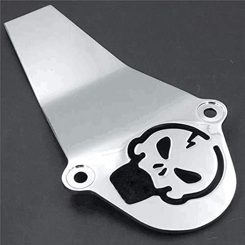 XKMT-Chromed skull Aluminum Drive Shaft Cover Compatible With V-Star 650 1100 Classic [B00YWCDYIW]