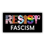 Magnetic Sticker Resist Fascism Magnet Banned Book