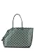 Goyard, Pre-Loved Green Goyardine Canvas Chien Gris Bag, Green