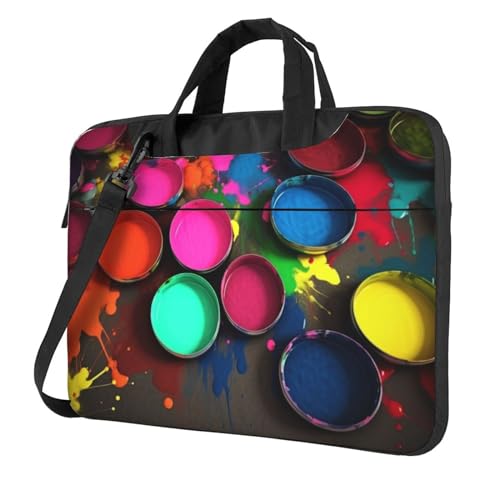 Bolso de hombro para laptop KHiry 15.6 pulgadas negro miniatura 1