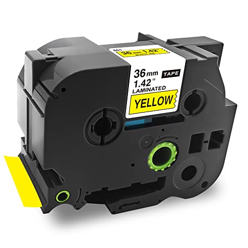 HeeMee Tze�e�[�v �݊��i �u���U�[�p 36mm���yTze-661�E���n�������E�P�i�z8m�� �s�[�^�b�`�e�[�v P-touch ���~�l�[�g�e�[�v �h�� ���S�� �����O�V�[�� �����p�i�iTze-661�E1�j