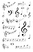 Avery-Zweckform 55151 - Notas musicales adhesivas, color negro