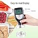 WA-60A Water Activity Meter Portable Water Acivity Monitor Smart Food Water Activity Tester for Food Jerky Dried Fruit Grain Vegetable AW Monitor Measuring Range 0 aw -1.0 aw