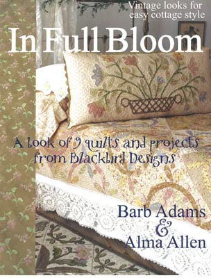 in Full Bloom (Quilt) Book by Blackbird Designs Tan Unknown Binding