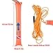 Inflatable Safety Sausage Tube, Scuba Surface Marker Buoy Diving Underwater Signal Flag Tube Snorkeling Storage Bag Dive Reel High Visibility PVC Diver Emergency Sports Float Pouch Gear Accessories