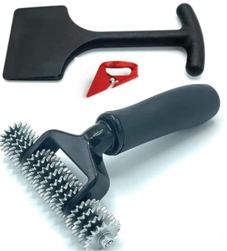 Zimpty Carpet Tucker, Carpet Cutter and Carpet Seam Roller Combo, 3 Piece Professional Carpet Installation Tool Kit for Edges, Stairs, Seaming and Trimming