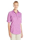 Columbia Women's Bonehead Long Sleeve Shirt, Blossom Pink, Small
