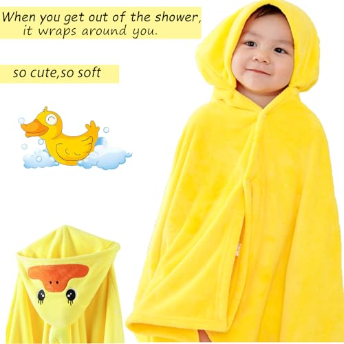 Ifarymes IFA3BAT7LOP05 Toddler Bath Towel Baby Towels With Hood 27.5 Inchx55 Inch Ultra Absorbent Soft Bathrobe Blanket Kids Shower Towel thumb #5
