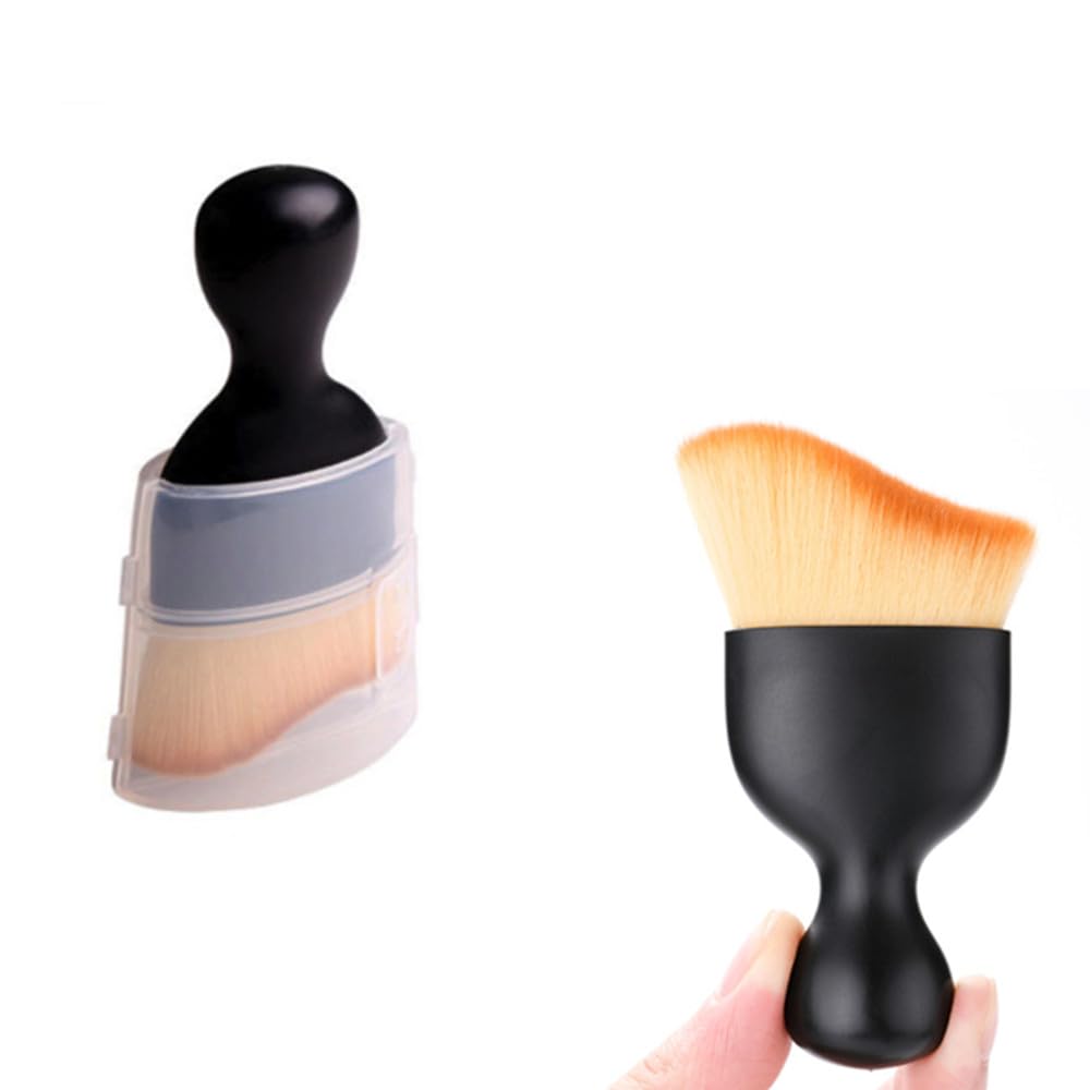 CuiCanfla 2 Pcs Beauty Brush, Car Interior Detailing Brush, Soft Bristles Detailing Brush, Scratch Free Tools Suitable for Cleaning Car Interior or Exterior, Computers, Air Conditioning Vents, Leather