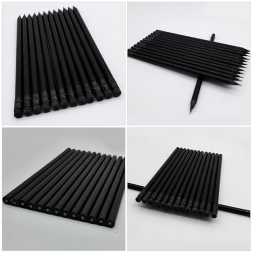 Lápices de Madera HB FOMIYES 20 piezas Negro miniatura 3
