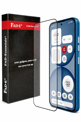 Image of FAD-E Tempered Glass Screen Protector Guard (without camera hole) Compatible for Nothing Phone 4a / Phone4a