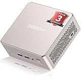 GEEKOM A5 Mini PC with AMD Ryzen 7 5825U, 3-Year Coverage, 16GB RAM&512GB M.2 NVMe SSD, Windows 11 Pro Desktop Computer, Vega 8 Graphics, SD Slot, 8K UHD, Dual HDMI | Wi-Fi 6, BT 5.2 | Home &...