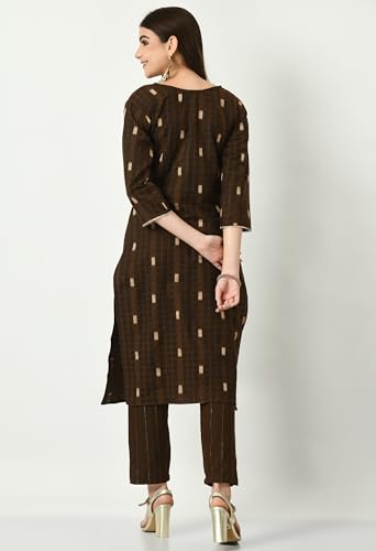 AnjuShree Choice Women Indian Embroidered kurti set for women with dupatta | ORDER 1 SIZE BIGGER2