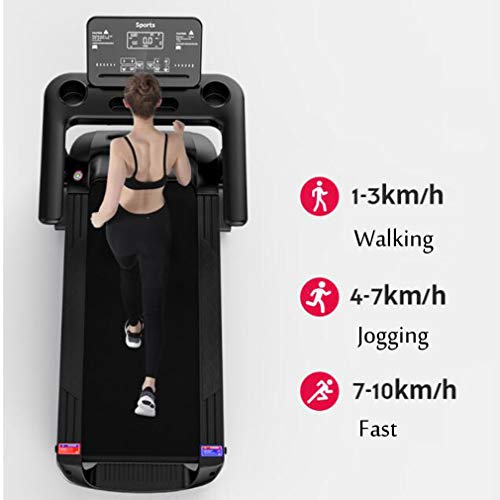 Image of Electric Treadmill for Home Gym Foldable Exercise Motorised Running Machine Equipment Noise Reduction with Auto Incline