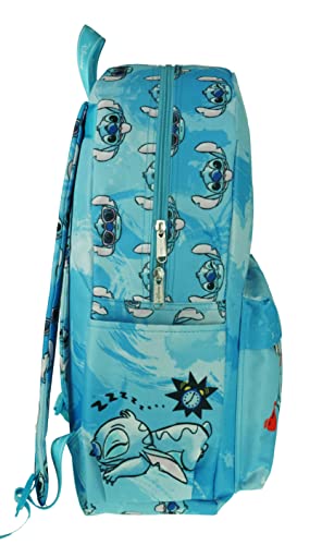 KBNL Classic Disney Lilo & Stitch Backpack with Laptop Compartment for School, Travel, and Work (Blue), Multicolor (A22210-STITCH-BLUE)3