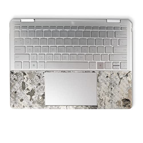 Image of MightySkins Carbon Fiber Skin Compatible with HP Spectre x360 14 inch (2022) Full Wrap Kit - Blasted Concrete | Protective, Durable Textured Carbon Fiber Finish | Easy to Apply | Made in The USA