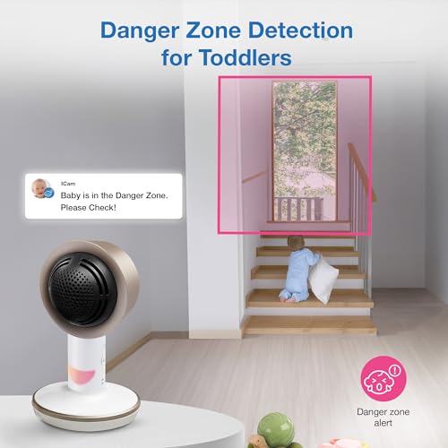 Vtech VC2105 1080P Fhd Over-The Crib Mount Smart Baby Monitor 5 Inch 720P Lcd Screen,Table Stand,Remote Access,Versatile Placement,Intelligence Detection thumb #5