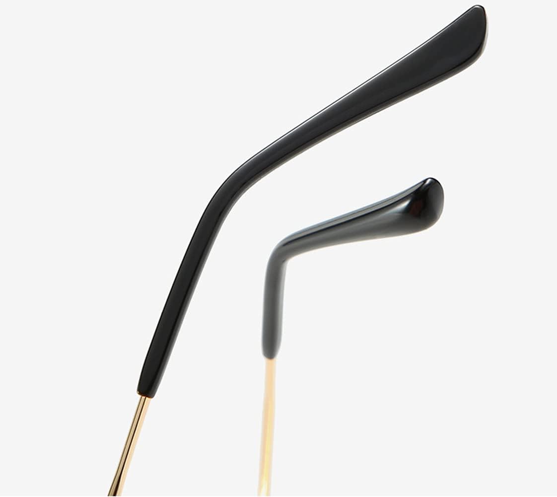 Shiratori New Vintage Fashion Half Frame Semi-Rimless Clear Lens Glasses - Image 3