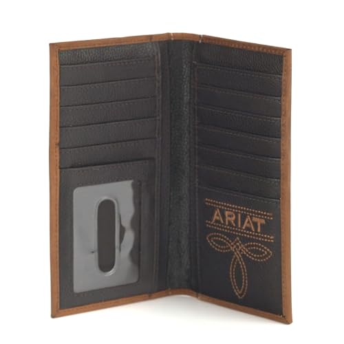 ARIAT Brindle Calf Hair Rodeo Wallet, Brown4