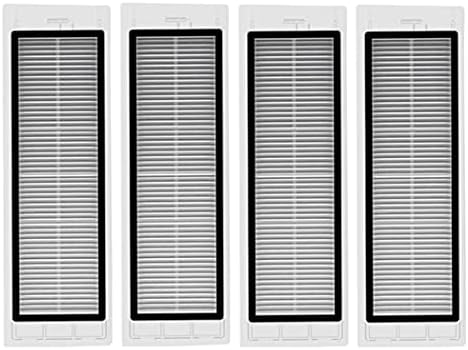4 Pack Filter For Roborock S4 S5 S5 Max S6 S6 MaxV S6 Pure Robot Vacuum