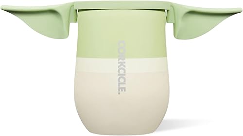 Corkcicle Star Wars Vaso de vino sin tallo, acero inoxidable con triple aislamiento, fácil agarre, parte inferior antideslizante, mantiene las