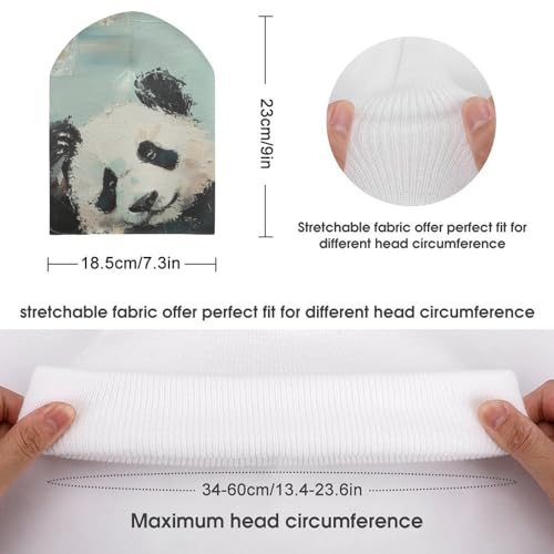 Cute Red PandasChildren's Warm Knitted Hat, Suitable for All Seasons and Daily Wear2