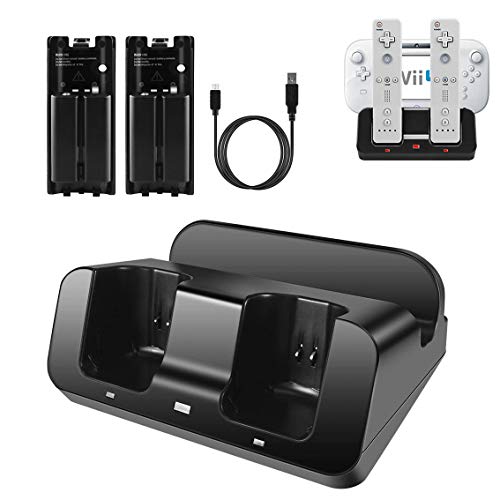 Wii U Charger Dock Station for Wii Remote & Wii U Gamepad