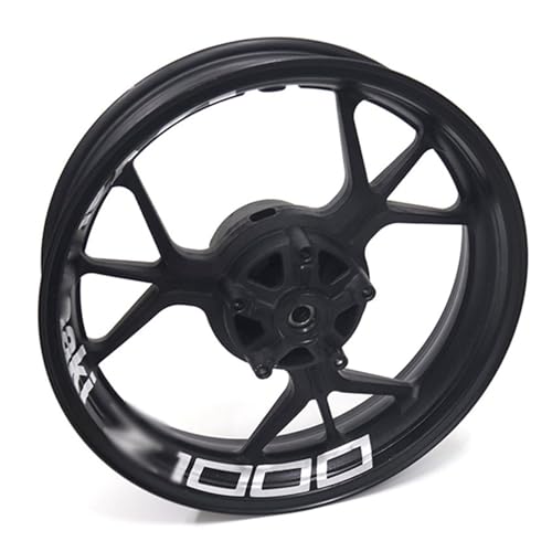 Autocollants Z1000 de jante moto finition premium durable