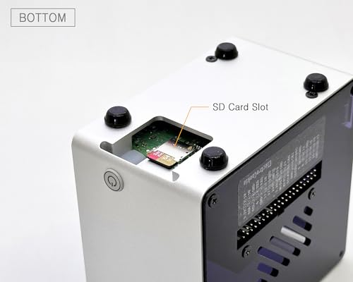 ElectroCookie Raspberry Pi 5ケース アルミニウム製ミニタワーケース M.2 NVMe SSD PCIe HATとアクティブRGB照明クーラー の商品画像 7