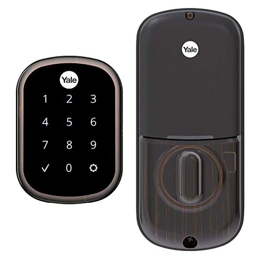 Yale Assure Lock SL - Trava de porta sem chave com tela sensível ao toque para entrada sem chave bronze Sem funcionalidade de smartphone.