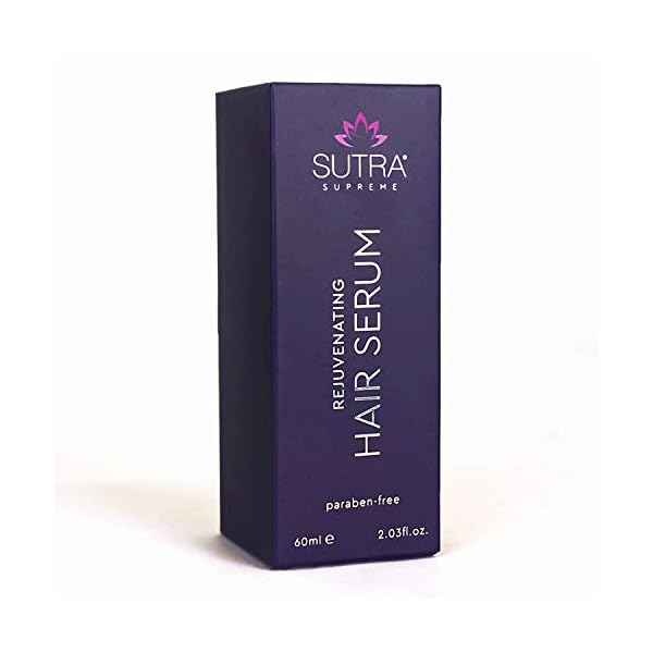 SUTRA Heat Guard Hair Serum for Rejuvenating Dry, Damaged Hair, - Smoothing Serum 2.03 oz.