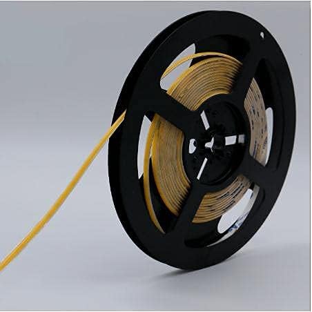 KuMax Luces LED FCOB de 164 pies para dormitorio ultra ancho tira de 0197in teclas RF14 regulable juego completo de luces de cinta flexible de alta