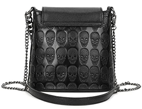 Bolso Satchel de PU para Mujer con Diseño Punk miniatura 3