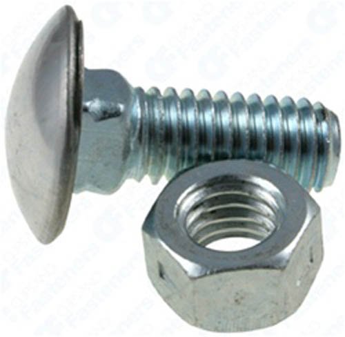 25 3/8"-16 x 7/8" Stainless Capped Bumper Bolts W/Nuts