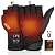 Heated Gloves for Men Women – 2 in 1 Full & Half Finger Design, Rechargeable Electric Heated Gloves with Touchscreen, Gifts for Christmas, Winter Hand Warmer for Work, Game, Cycling, Skiing, Medium