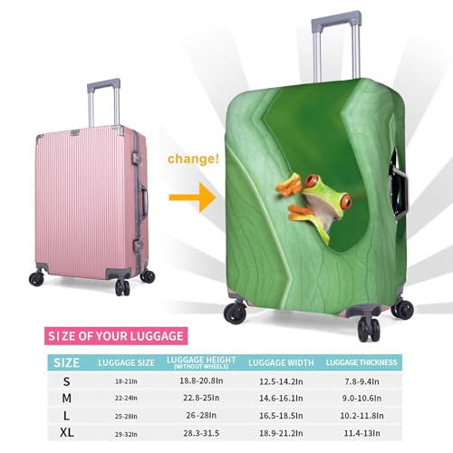 Housse de bagage grenouille blanche L pliable protection valise - 6